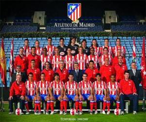 yapboz Atlético de Madrid 2008-09 Takım